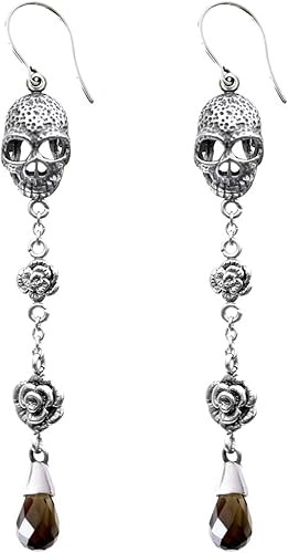 Makes a Perfect Gift for many Occasions: Our skull rose earrings makes a great gift idea for women on Valentine's Day, Mother's Day, Christmas (xmas), birthdays, graduations, weddings and anniversaries. Gothic Jewelry Collection & accessories"